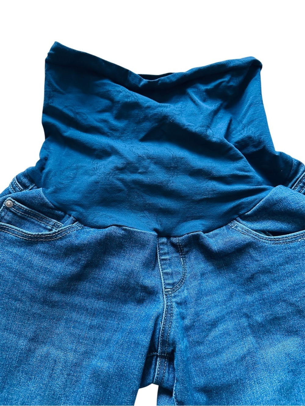 Jessica Simpson Skinny Leg Maternity Jeans with Stretch Waistband Womens Small - Picture 3 of 12